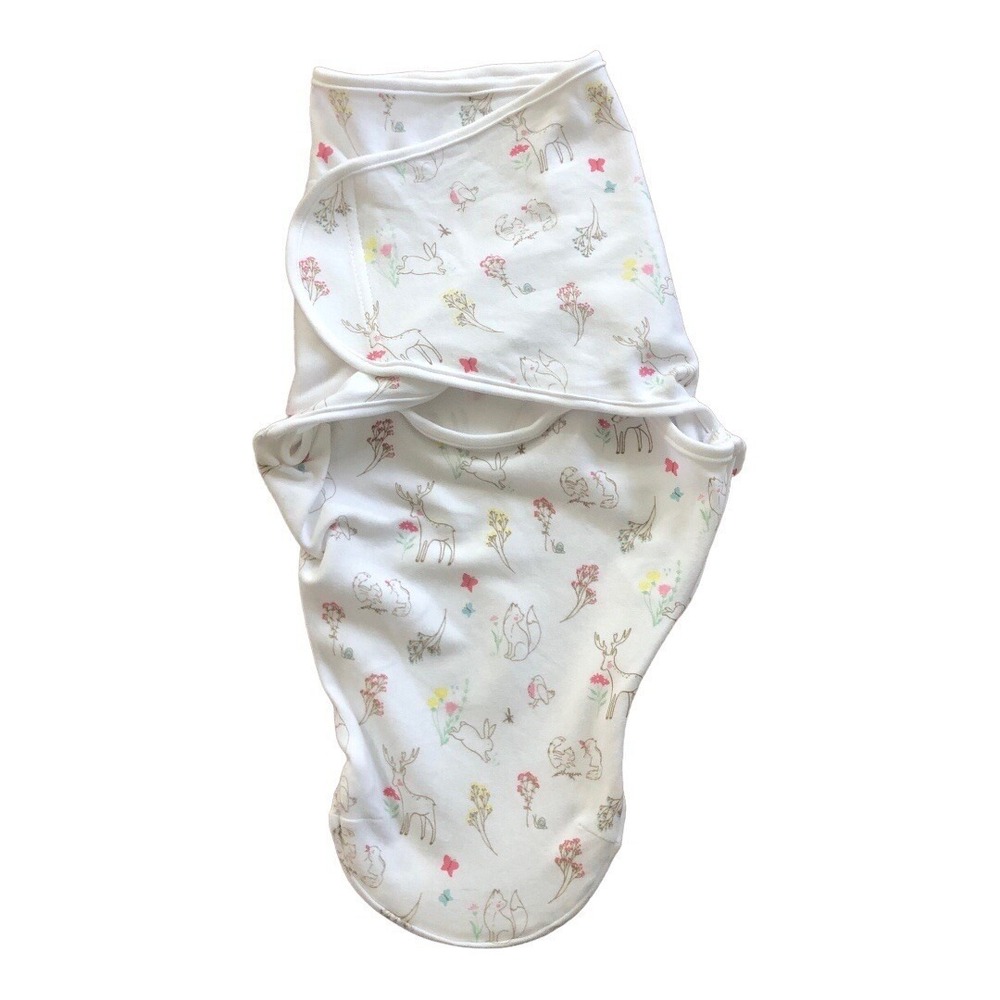 ADEN + ANAIS Baby 0 - 3 m Easy Swaddle Blanket Knit Wrap Woodland Forest Fantasy